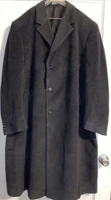 Abrigo largo JOS A BANK Signature Collection lana/cachemira talla 46R gris carbón Foto 1 de 4
