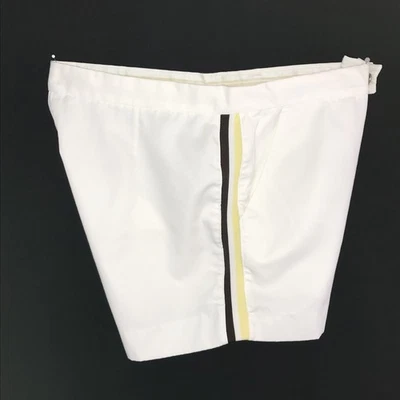 ROD LAVER athletic tennis shorts sz 38 vtg 70s 80s prep leisure beach STRIPE SID - Image 1 of 4