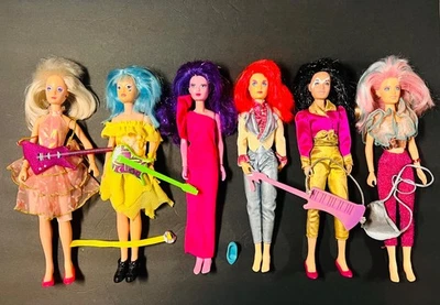Muñecas Hasbro Jem & Holograms vintage originales 1985 1986 accesorios RARO *SINERGIA SIN PENDIENTES Foto 1 de 4