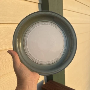 Vintage Denby Stoneware England Venice Green Salad/Dessert Plates Set Of 4 - Picture 1 of 6