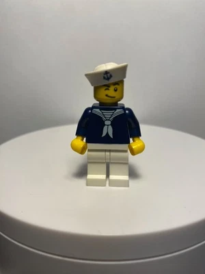 Lego Sailor Anchor Cap Minifigure col307 2017 Bricktober TRU - Image 1 of 4