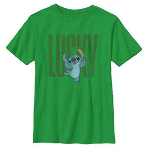 Boy's Lilo & Stitch Lucky Experiment T-Shirt - Picture 1 of 4