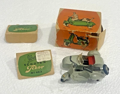 1950s Tekno Vespa Scooter With Sidecar - Image 1 of 4