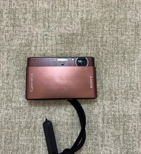 Sony Cyber Shot DSC-T77 Digital Camera 10.1MP 4.0x Optical Zoom Brown - Picture 1 of 5