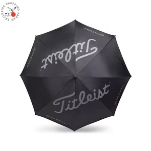 Titleist Golf StaDry Single Canopy Umbrella Logo 2024 Model 64in Durable Black - Picture 1 of 5