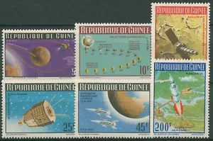 Guinea 1965 viajes espaciales alunizajes 324/29 A sin usar - Imagen 1 de 1