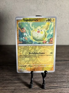 Togedemaru 054/142 Sv07: Stellar Crown Reverse Holo-Pokémon TCG-Fast Ship-NM! - Picture 1 of 8