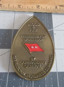 US Army 63D Regional Readiness Command Commanding General Challenge 2 Star - Picture 1 of 2
