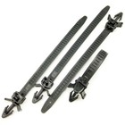  50x Cable Ties Kit Car Trailer Zip Tie Wrap Push Rivet Clip Wiring Loom Harness