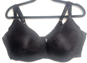 Ashley Stewart Women’s Wireless Bra Color: Black Size: 44DD - Picture 1 of 4