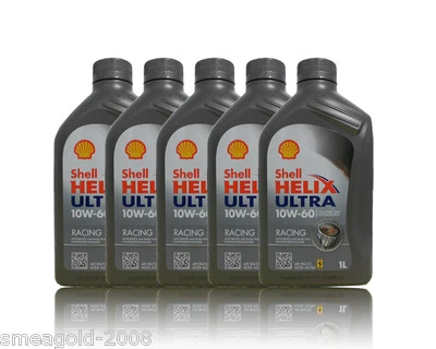 Shell Helix Ultra Racing 10W-60 5x1 Liter Motorenöl - Bild 1 von 3