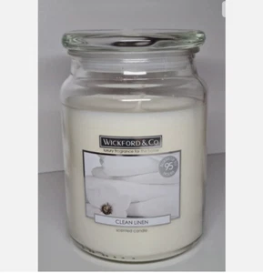 Wickford & Co Clean Linen Fragrance Candle - Large Jar - Picture 1 of 3