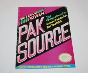 Vintage 90er Jahre Nintendo Power Pak Source Magazine Umfassender GamePak-Leitfaden für NES 
