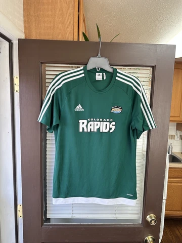 Authentic Colorado Rapids Green MLS Football Soccer Jersey Kit Vintage Style Cover