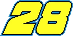 NEW FOR 2025 Ricky Rudd #28 Racing Sticker decal - SM thru XL - Various Colors - Picture 1 of 4