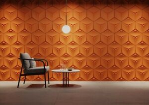 3D ART FACTORY Geometric Wall Panels Samples - Hexagonal Gypsum Designs