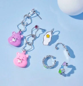 Pendientes/Juego de 3 pendientes Care Bear multicolores - Imagen 1 de 5