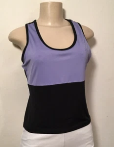 So Sporty Tank Yoga Top Lavender/Black Yoga EUC - Picture 1 of 3