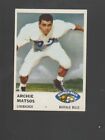 1961 Fleer Football Card #142 Archie Matsos-Buffalo Bills Near  Mint Card