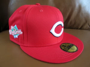 Cincinnati Reds 1990 World Series New Era 59FIFTY 5950 Fitted Cap sz 7 7/8 hat - Picture 1 of 12
