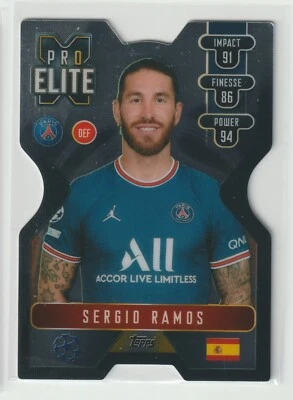 2021-22 Topps Match Attax UCL Extra Pro Elite - Sergio Ramos #XS15 - Image 1 of 2