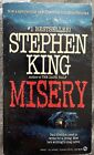 Misery Paperback Book By Stephen King. First Edition Printing Signet 1988