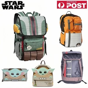 Star Wars Yoda Backpack Wallet Anime Laptop School Bags Travel Outdoor Students - Bild 1 von 12