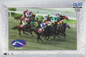 Carte JAPON - ANIMAL - CHEVAL de Course - RACING HORSE - JAPAN QUO card - PFERD - Imagen 1 de 1