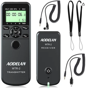 Wireless Timer Remote Shutter Release For Cameras- Aodelan WTR-2 - Picture 1 of 5