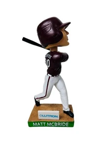 MATT MCBRIDE LEHIGH VALLEY IRON PIGS PHILLIES BOBBLEHEAD SGA - Picture 1 of 5