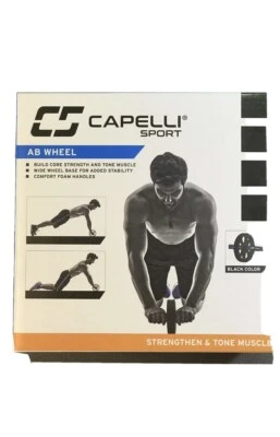 Rueda Capelli Sport AB negra fortalece y tonifica músculo Foto 1 de 4