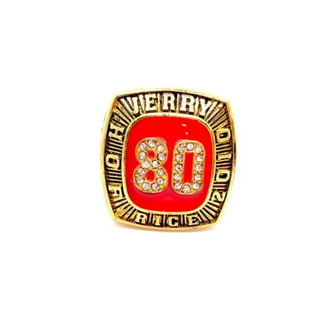 Ring of Jerry Rice #80 - World Championship Rings - All Size Available : 7-14 Cover