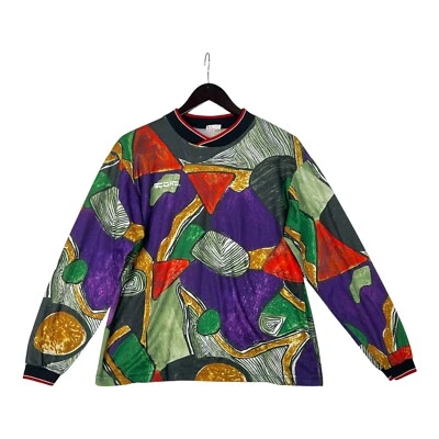 Camiseta de fútbol vintage Score para adulto pequeña manga larga para hombre HECHA EN EE. UU. Foto 1 de 4