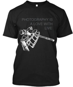 Photograpshy Is Love T-Shirt Made in the USA Size S to 5XL - Picture 1 of 1