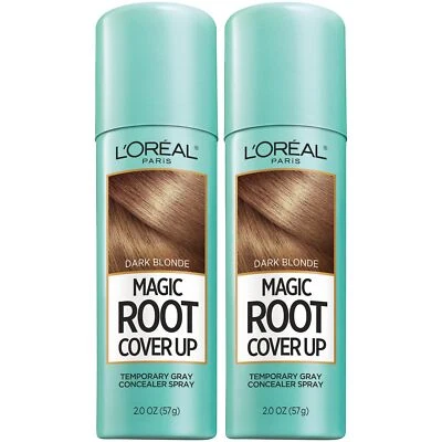 	Tinte para el cabello rubio oscuro Root Cover Up paquete de 2 oz	 Foto 1 de 4