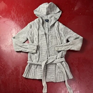 American Eagle Outfitters Gray Knited Cardigan Sweaters Women X-Small XS Wool - Picture 1 of 9