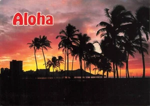 Postal continental de Aloha Memories of Hawaii publicada 1991 - Imagen 1 de 2
