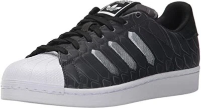 ADIDAS Superstar CTXM Black White Mens 11 Sneaker AQ7841 Snakeskin Boa - Image 1 of 4