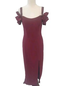 Maxi Vestido Formal MR K Talla 8 Rojo Profundo - Imagen 1 de 9