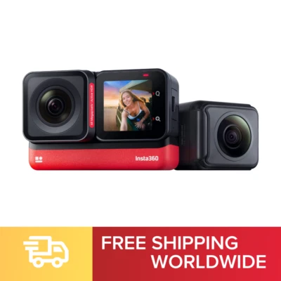 Insta360 ONE RS Twin Version 5.7K 360 Interchangeable Lens 4K60fps Action Camera - Image 1 of 4