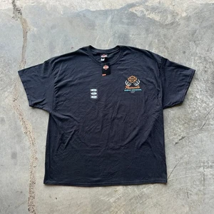 Harley Davidson Pensacola Florida Beach Skeleton T-Shirt Men's 3XL Black Tee NWT - Picture 1 of 9