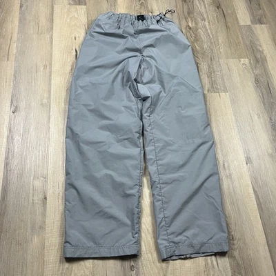 De Colección Y2K Nike Pantalones de Pista para Hombres Grandes 32x31 Tobillo Cremallera Sueltos Rompevientos Forrados Gris Foto 1 de 4
