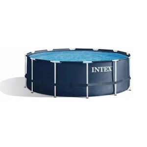 Intex Frame Pool Rondo 366 x 122 cm - Swimming Pool ohne Zubehör inkl. Leiter - Bild 1 von 6