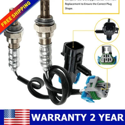 Up+Downstream For 2010 Chevrolet Equinox 2.4L Oxygen O2 02 Sensor 234-4242 Pair - Image 1 of 4