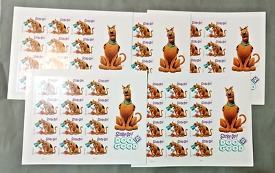 US 2020 SCOOBY-DOO! MNH STAMP SHEET (Lot of 5 Sheets) - Image 1 of 4