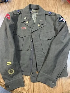 WWII 78° 2° Divisione Fanteria Ingegneri Ufficiale Uniforme Giacca Numero Lavanderia - Foto 1 di 14