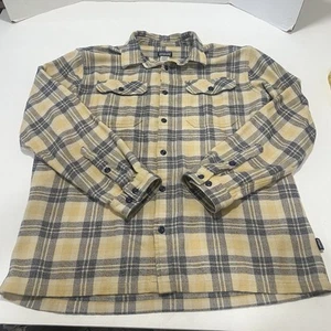 Patagonia Men’s L Organic Cotton Flannel Shirt Plaid Button-Up Size L - Picture 1 of 7