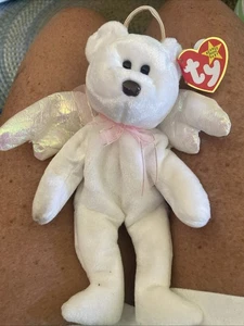 1998 TY Halo With Brown Nose And Iredesent Wings Good Condition - Picture 1 of 4