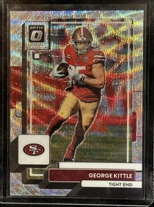 George Kittle 2022 Donruss Optic Silver Wave Prizm #174 /300 - Photo 1 sur 2