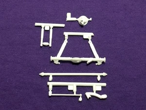 62 Chevy Impala REAR AXLE , CONTROL ARMS from Revell 1:25 Model 1962 Chevrolet - Picture 1 of 9